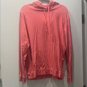 Vineyard Vines Salmon Orange Hooded Pullover